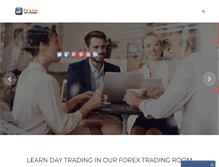 Tablet Screenshot of fxlivedaytrading.com